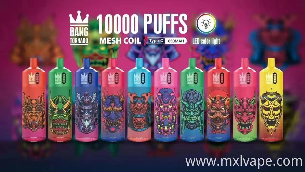 2023 China Factory Bang Brand Tornado Bang Box 10000 Puffs with LED Bang XXL Bang King Disposable Wholesale Vape